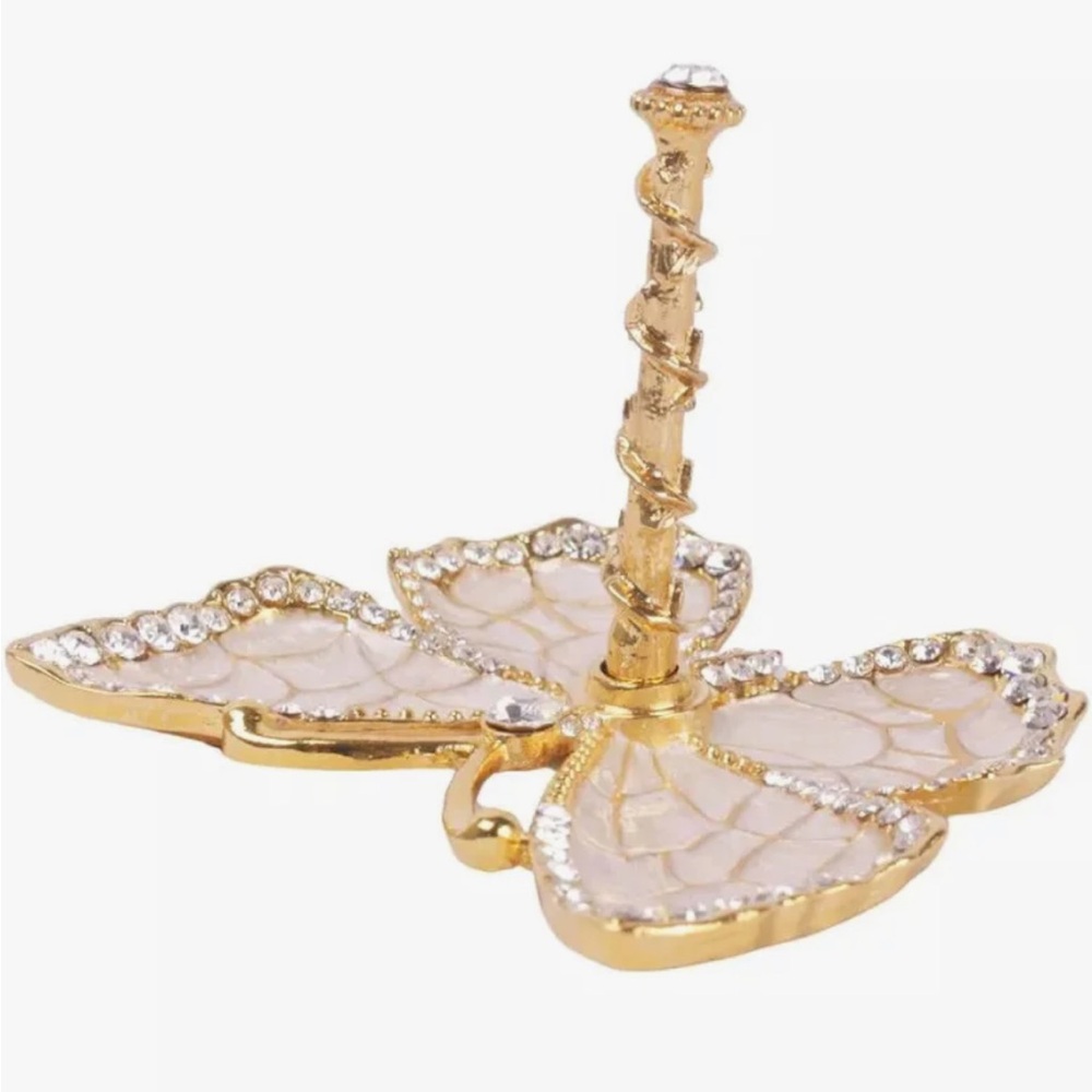 Butterfly Ring Holder, Light Pink